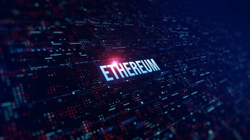 Ethereum Digital Background