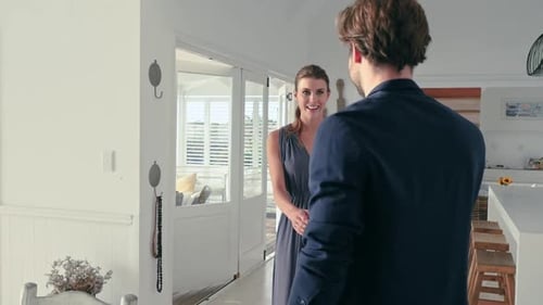 Elegant Couple Celebrates with Romantic Indoor Dining