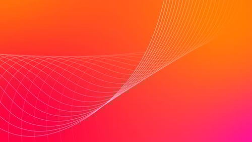 Abstract Flowing Lines Wave Motion Gradient Background