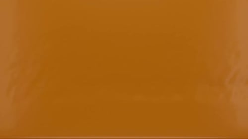 Caramel-Colored Liquid Fill Animation on White Background