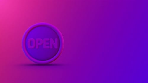 24/7 Open Coin Looping Background 4K