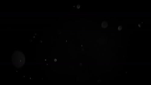 Black Background with Bokeh and Particle Effects