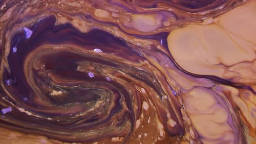 Surface Moving Colours Surface Liquid Paint Texture