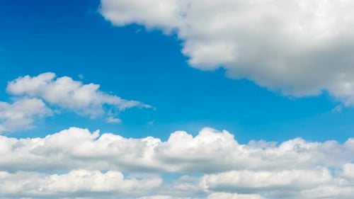 time lapse with clouds moving 4k blue sky.
