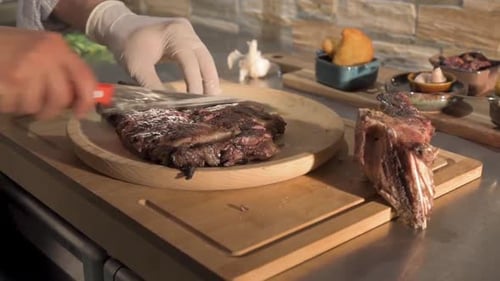 Ein gegrilltes T-Bone-Steak