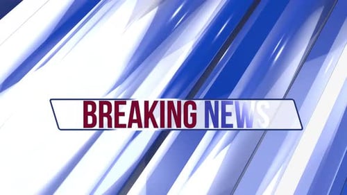 Breaking News Transition With Alpha Channel