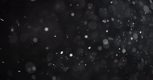 Abstract Light Particles on Dark Background