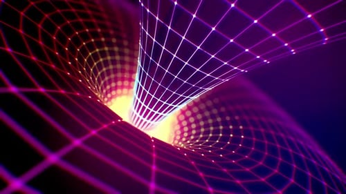 Fondo digital futurista