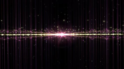 Stroked Horizon Black Version Motion Loop Background