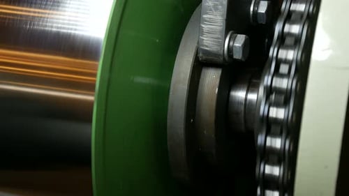 Equipamento moderno para a produção de obras de plástico na fábrica