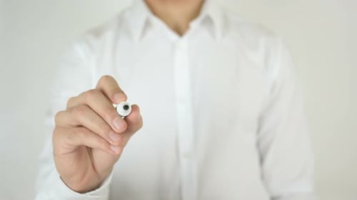 Young Adult Writes Download On Clear Surface