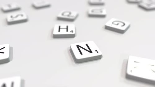 NAPLES City Name Being Made with Letters