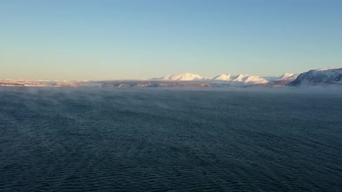 Verschneite Landschaft, Norwegen