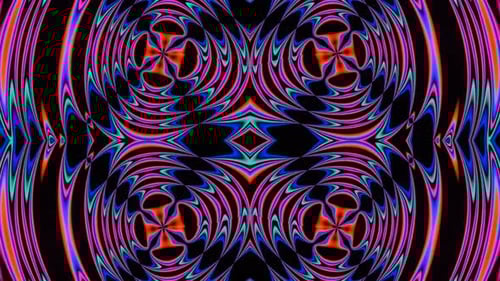 Fundo de discoteca de néon pulsante VJ Loop