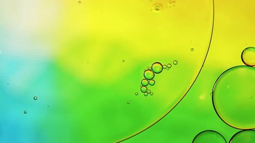 Abstract Colorful Food Oil Drops Bubbles 41
