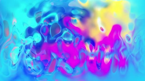 Vibrant Abstract Fluid Color Flow Background Animation