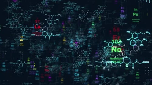 Modern Chemical Science Background - 4k, Loop, 10 Second