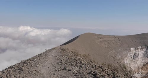 The Motion Picture Was Taken on the Mountain Range of a Volcano in Africa