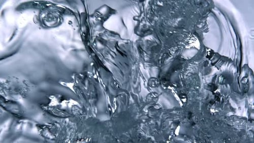 Wasserspritzer, Zeitlupe
