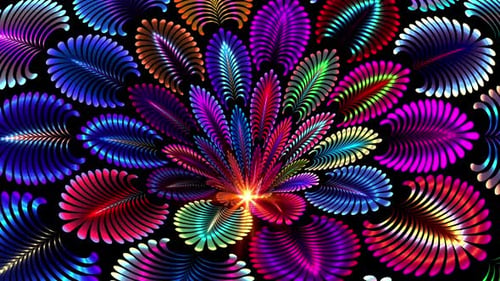 Farbenfrohe Blume