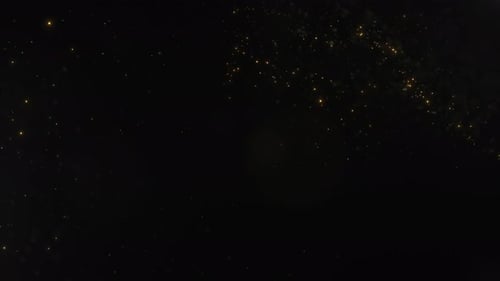 Elegant Golden Sparkling Particles Background Animation