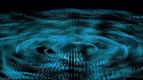 Abstract Circle Particles 4K
