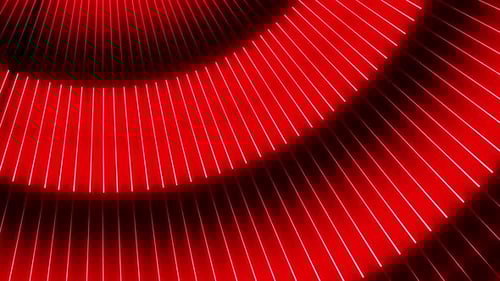 Dynamic Red Geometric Radial Lines Seamless Loop Background