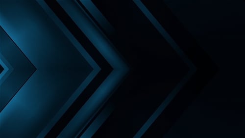 Modern Geometric Blue Lines Logo Reveal