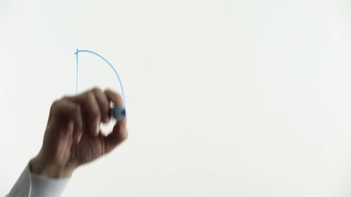 Palabra de datos escrita en vidrio, datos y estadísticas recopilados, información