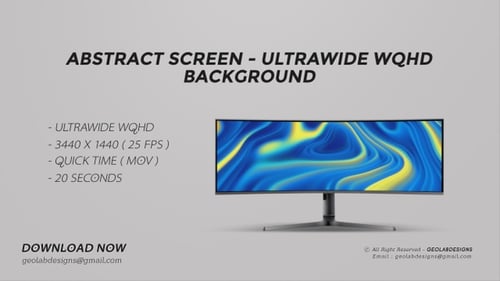 Abstract Display Screen - Ultrawide WQHD Background