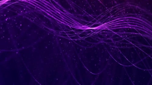 Animation d'arrière-plan Graphiques animés de ligne violette