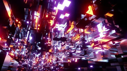 Final Block Space Adventure 07 4K