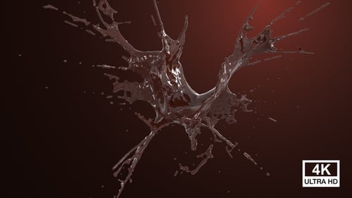 Schokoladentropfen Splash