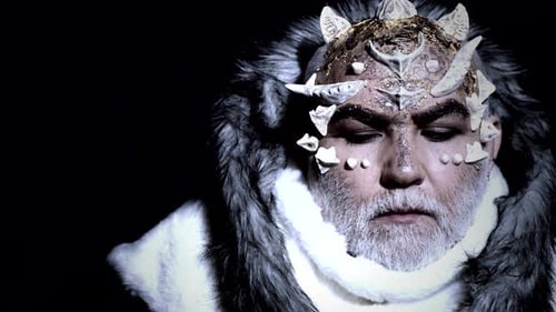 Halloween Devil on Black. Spooky Monster Head. Evil Portrait. Fantasy Art Horror Project