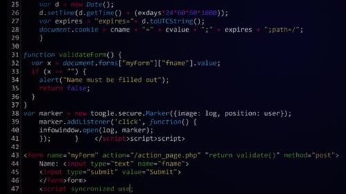 Programmation de code informatique