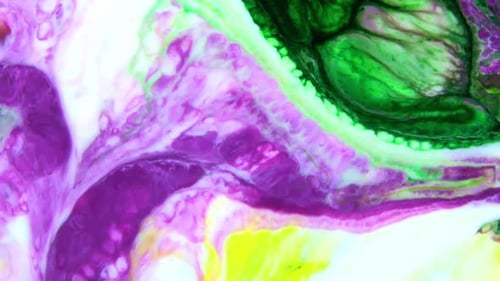 Concept artistique Peinture liquide pour surfaces mobiles en couleur