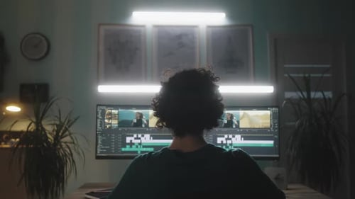 Video Editor Working Remotely From Home
