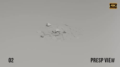 Powerful Ground Shatter Alpha Channel Effect