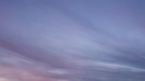 Time Lapse of a Pink and Purple Sunset