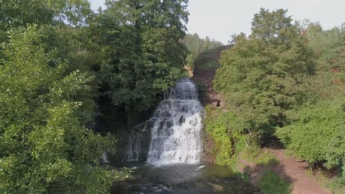 Waterfall in a forest