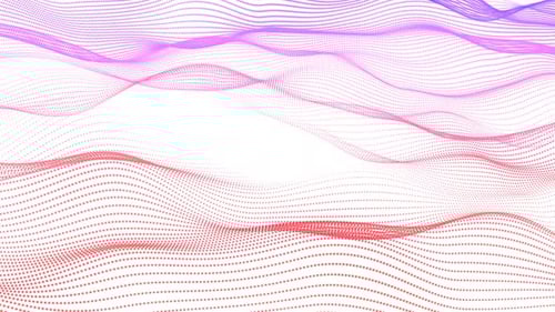 Abstract Waving Dots Particle Field Gradient Background