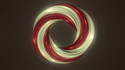 Animation of multi-colored swirling lines