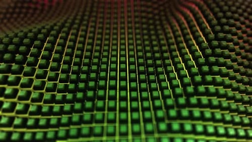 movement of 3d squares