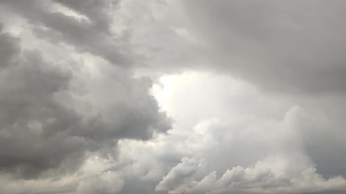 Dramatic Timelapse of Overcast Sky and Cloudscape