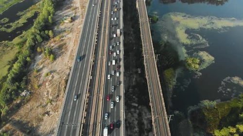 Flying Under the Road Bridge