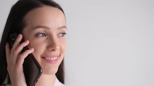 Woman Talking on Cell Phone
