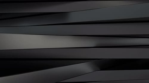 Abstract Dark Waving Strips Geometric Loop Background