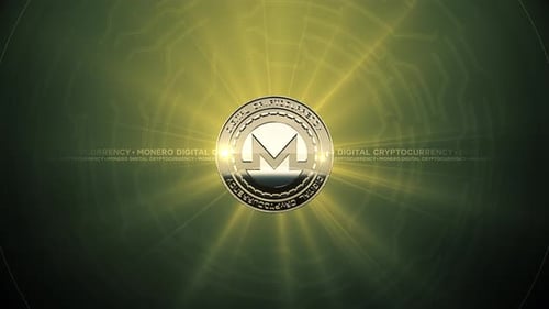 02 - 4 Fondo de criptomonedas MONERO con círculos 4K
