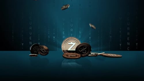 Set 1-10 ZCASH Fond de crypto-monnaie avec pièces 4K
