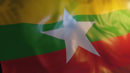 Myanmar-Flagge